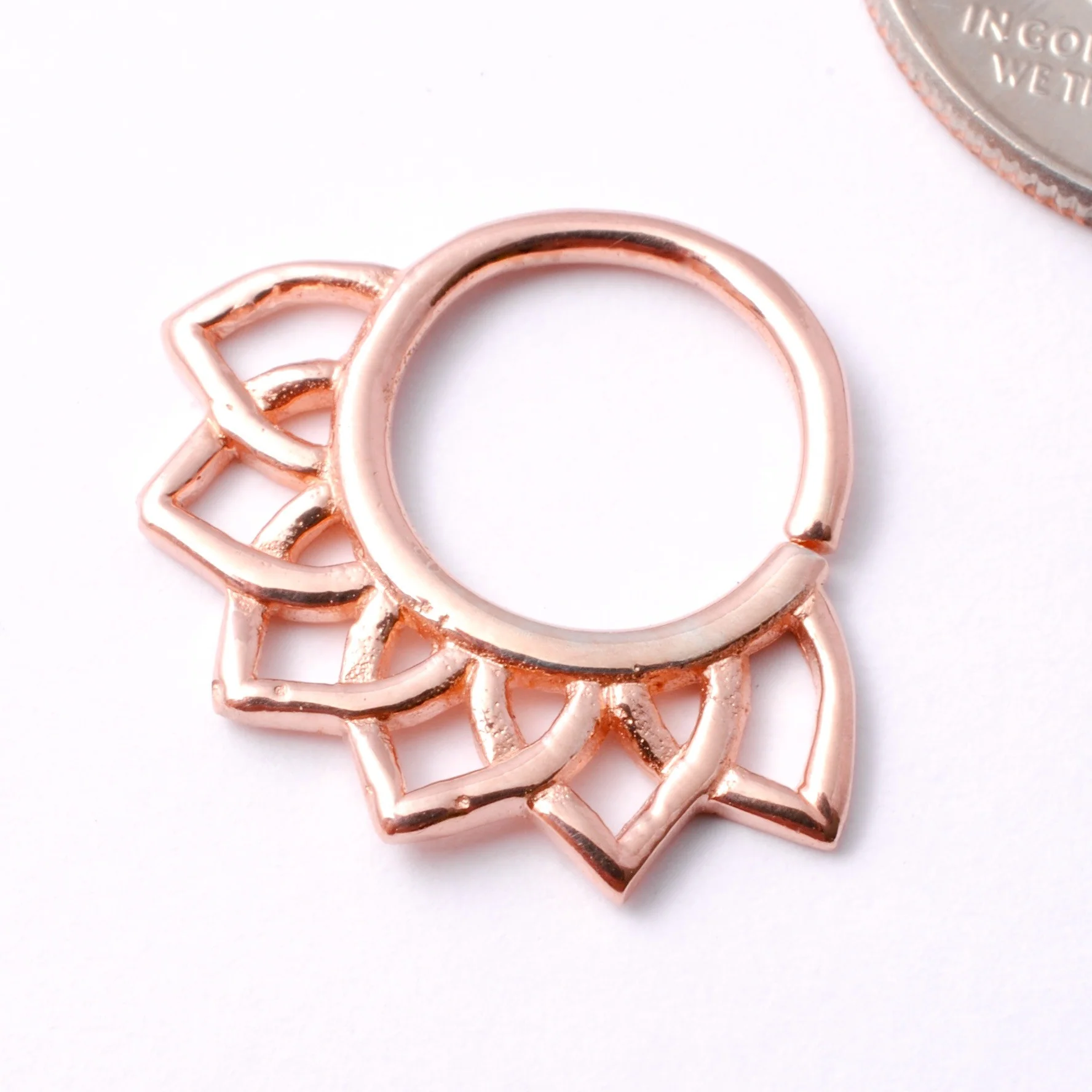 Flora Seam Ring in Gold from Buddha Jewelry