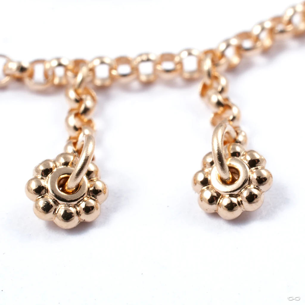 Flower Child Chain in Gold from Hialeah - Image 2