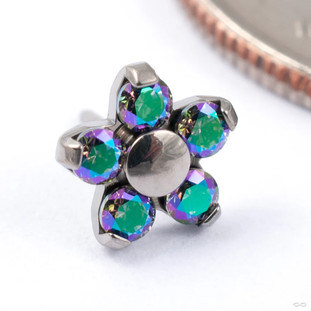 Flower Press-fit End in Titanium from NeoMetal - Image 3