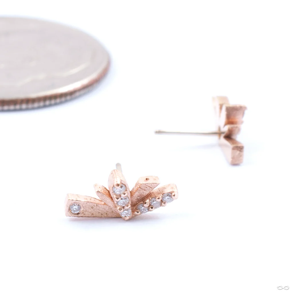 Flutter Press-fit End in Gold from Pupil Hall - Image 2