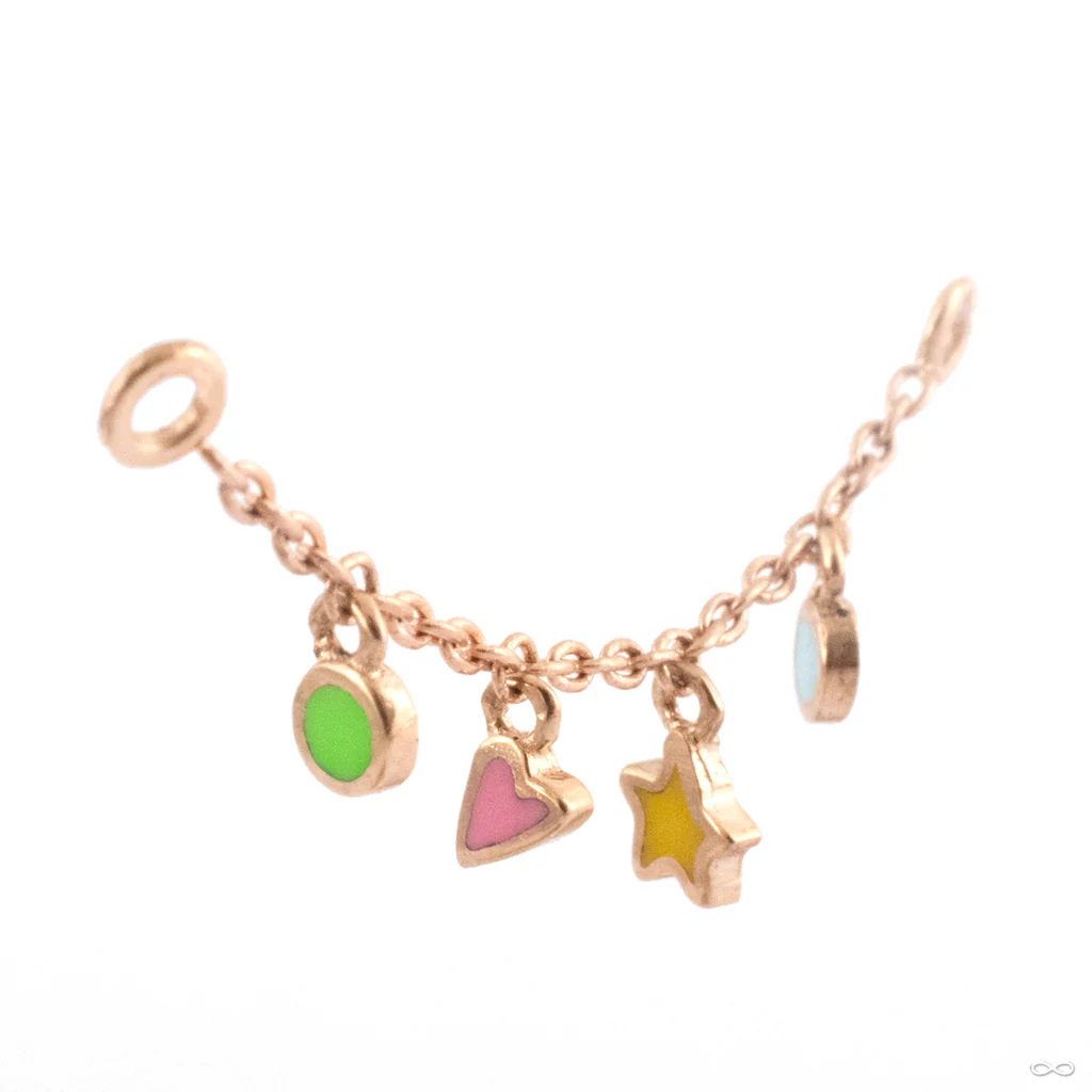Forward-Facing Fun & Games Lynx Chain in Gold from Pupil Hall - Image 2