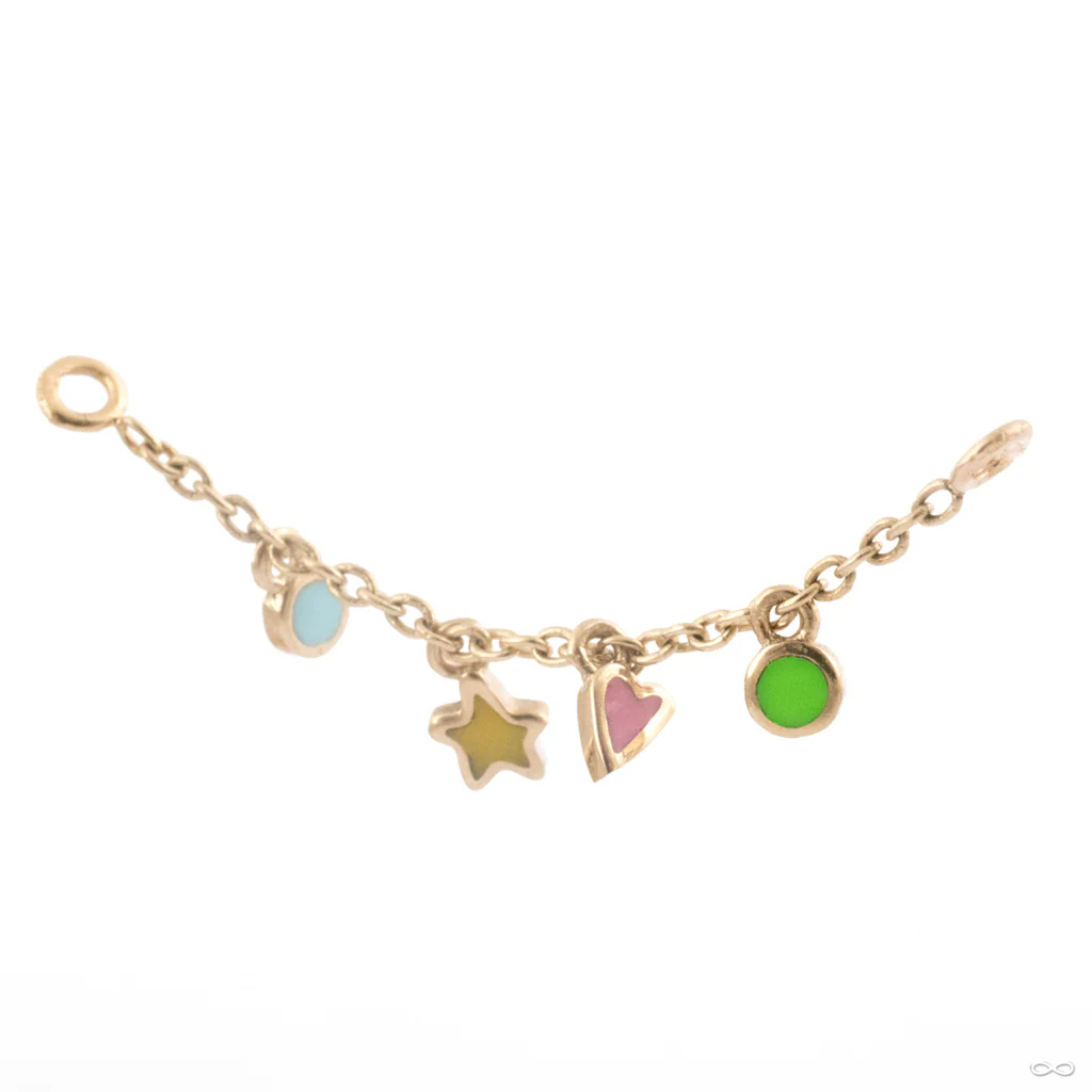 Forward-Facing Fun & Games Lynx Chain in Gold from Pupil Hall - Image 4