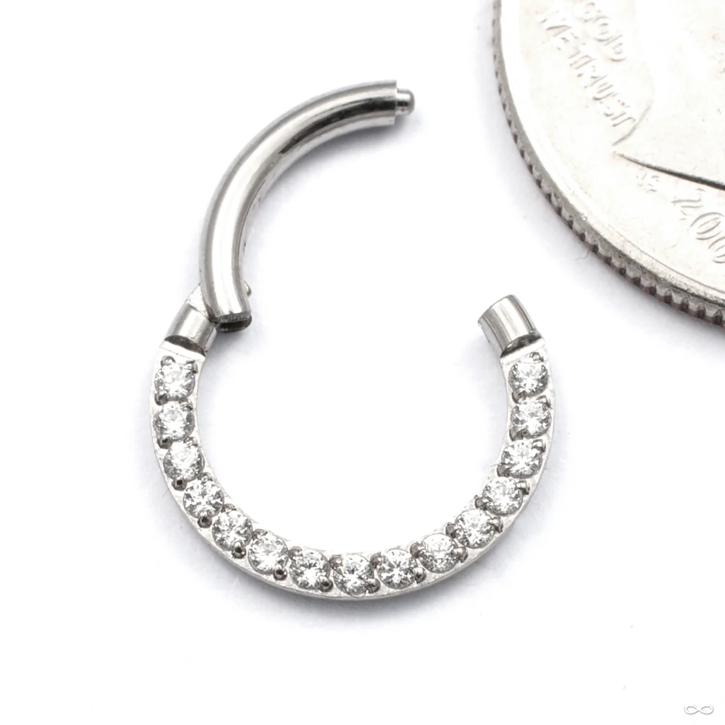Forward-facing Gem Clicker in Titanium from Diablo Organics - Image 3