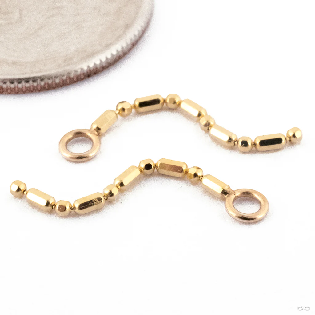 Fox Tail Charm in Gold from Quetzalli