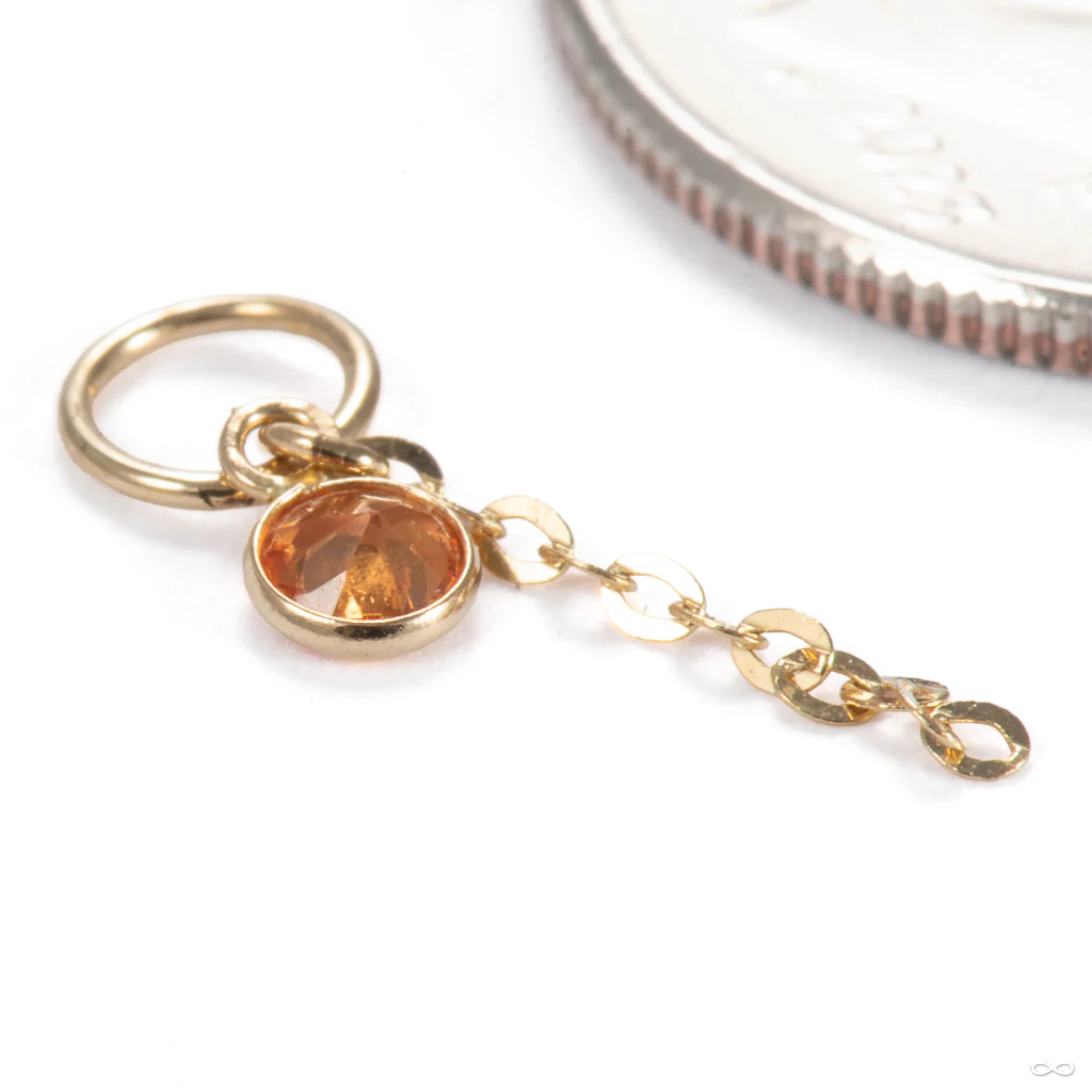 Future, Past and Present Charm in Gold from Hialeah - Image 3