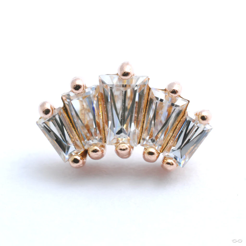 Gemma Press-fit End in Gold from Buddha Jewelry - Image 2