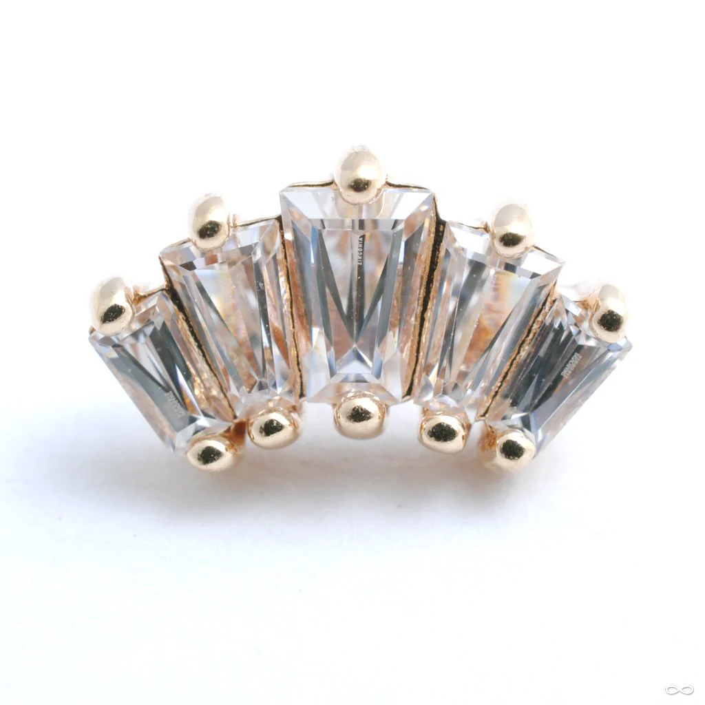 Gemma Press-fit End in Gold from Buddha Jewelry - Image 4