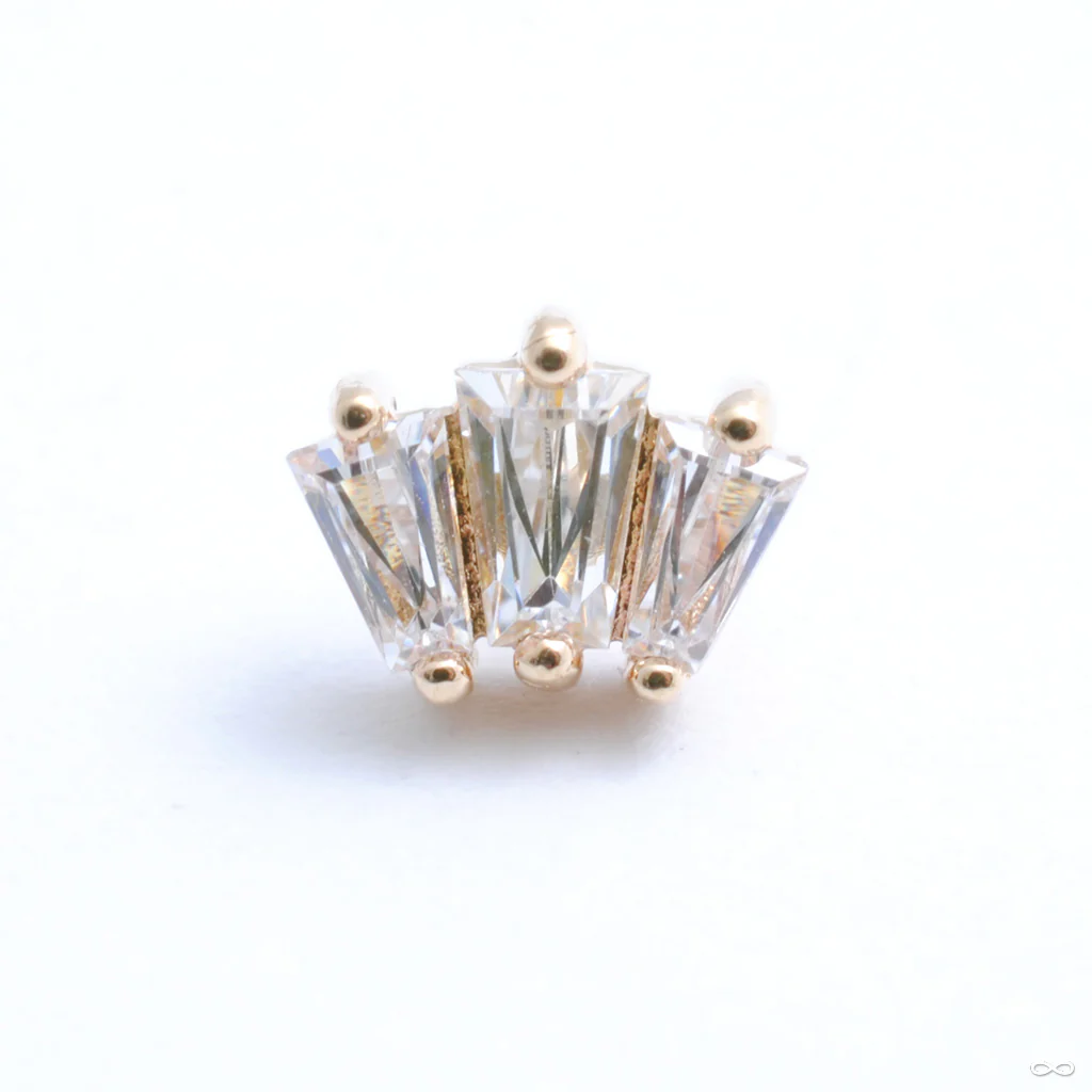 Gemma Press-fit End in Gold from Buddha Jewelry - Image 7