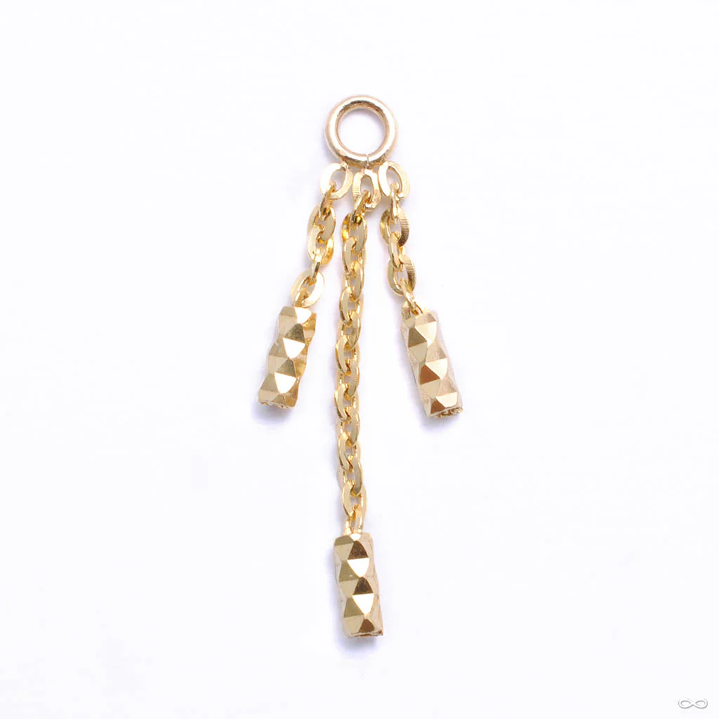 Geo XL Charm in Gold from Pupil Hall - Image 3