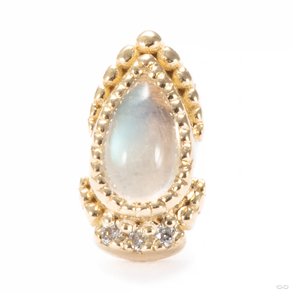 Glados Press-fit End in Gold from Seasons Handmade