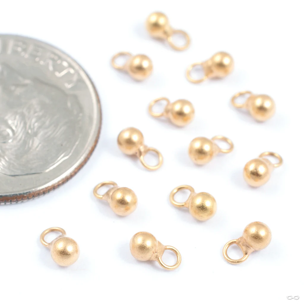 Gold Ball Charm in Gold from Modern Mood