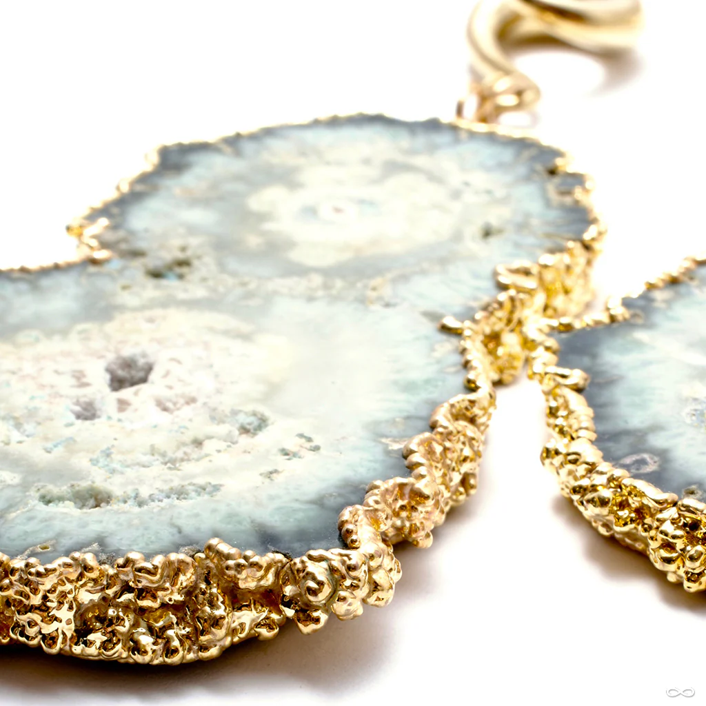 Gold Dipped Geode Slices from Diablo Organics - Image 3