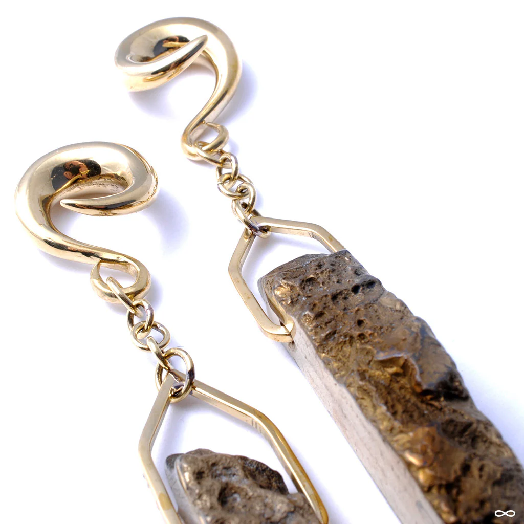 Gold Titanium Dipped Chalcedony from Diablo Organics - Image 3
