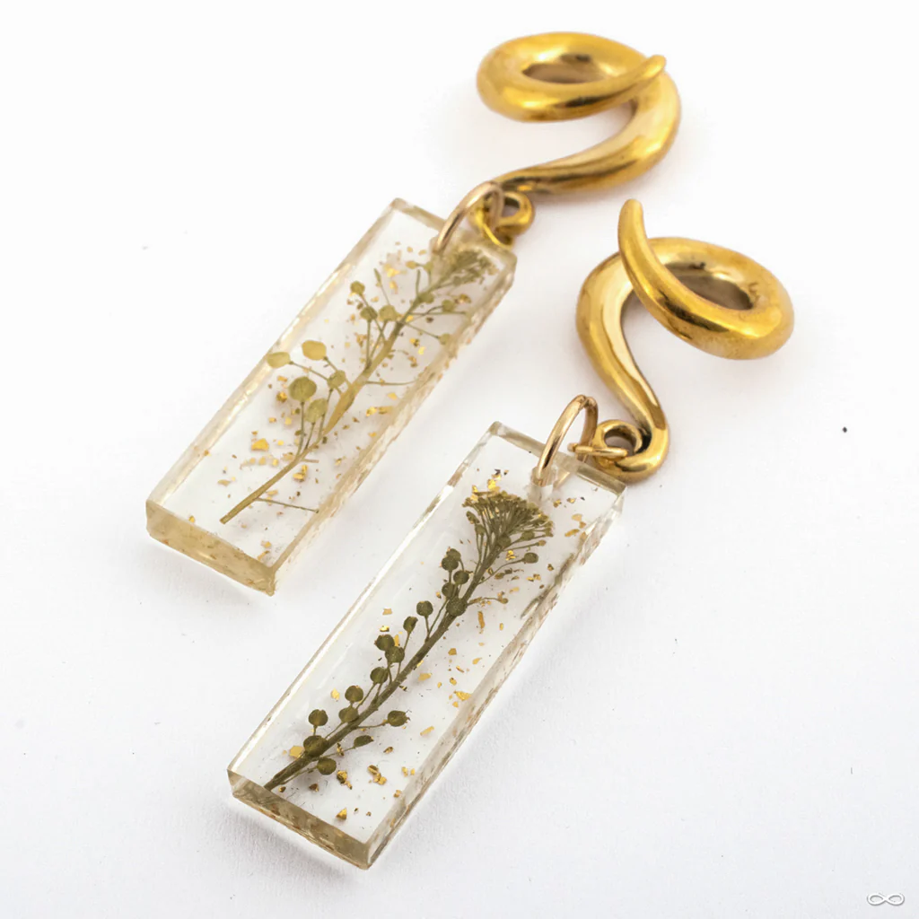 Golden Sprig Weights with Brass Coils from Uzu Organics