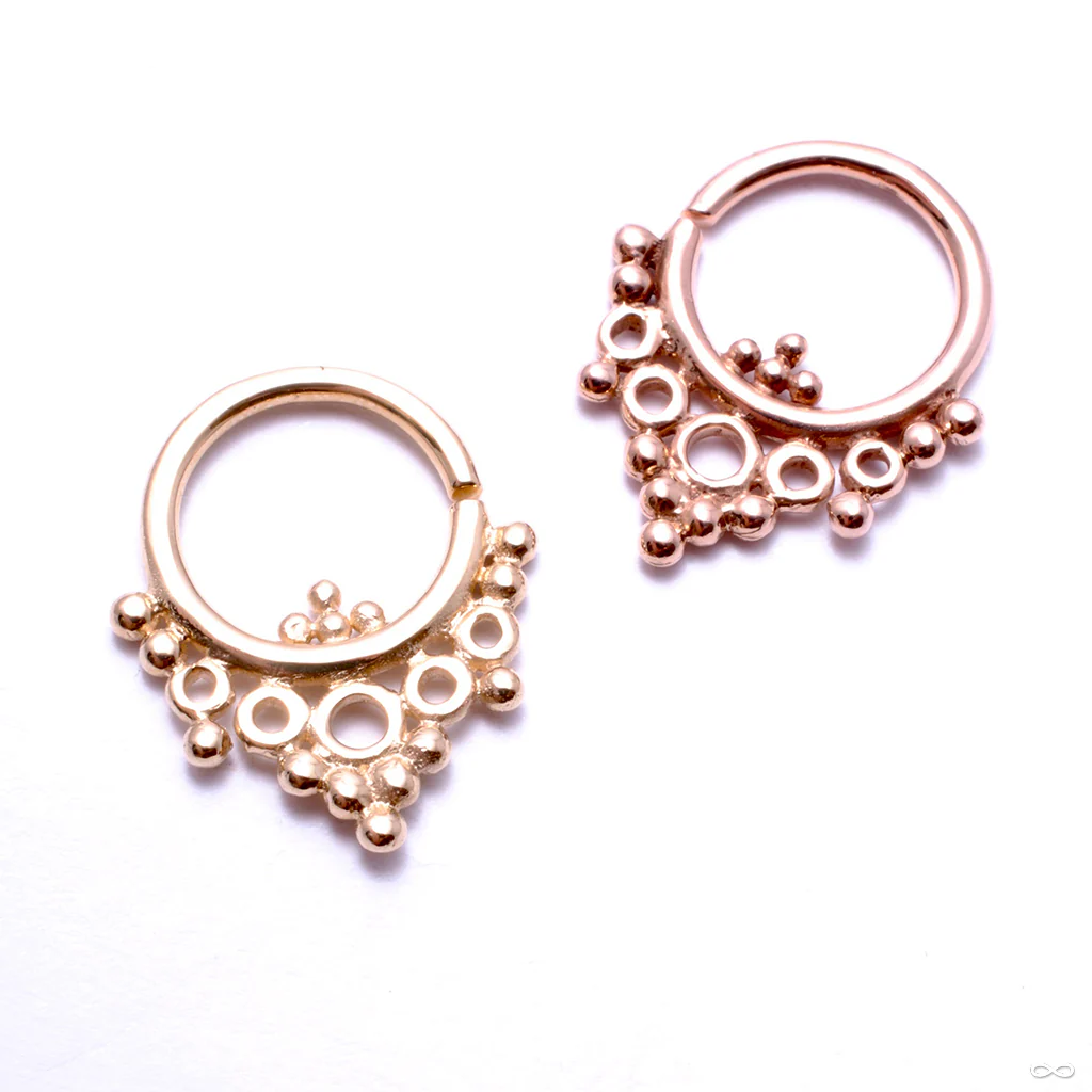 Goldendaze Seam Ring in Gold from Buddha Jewelry