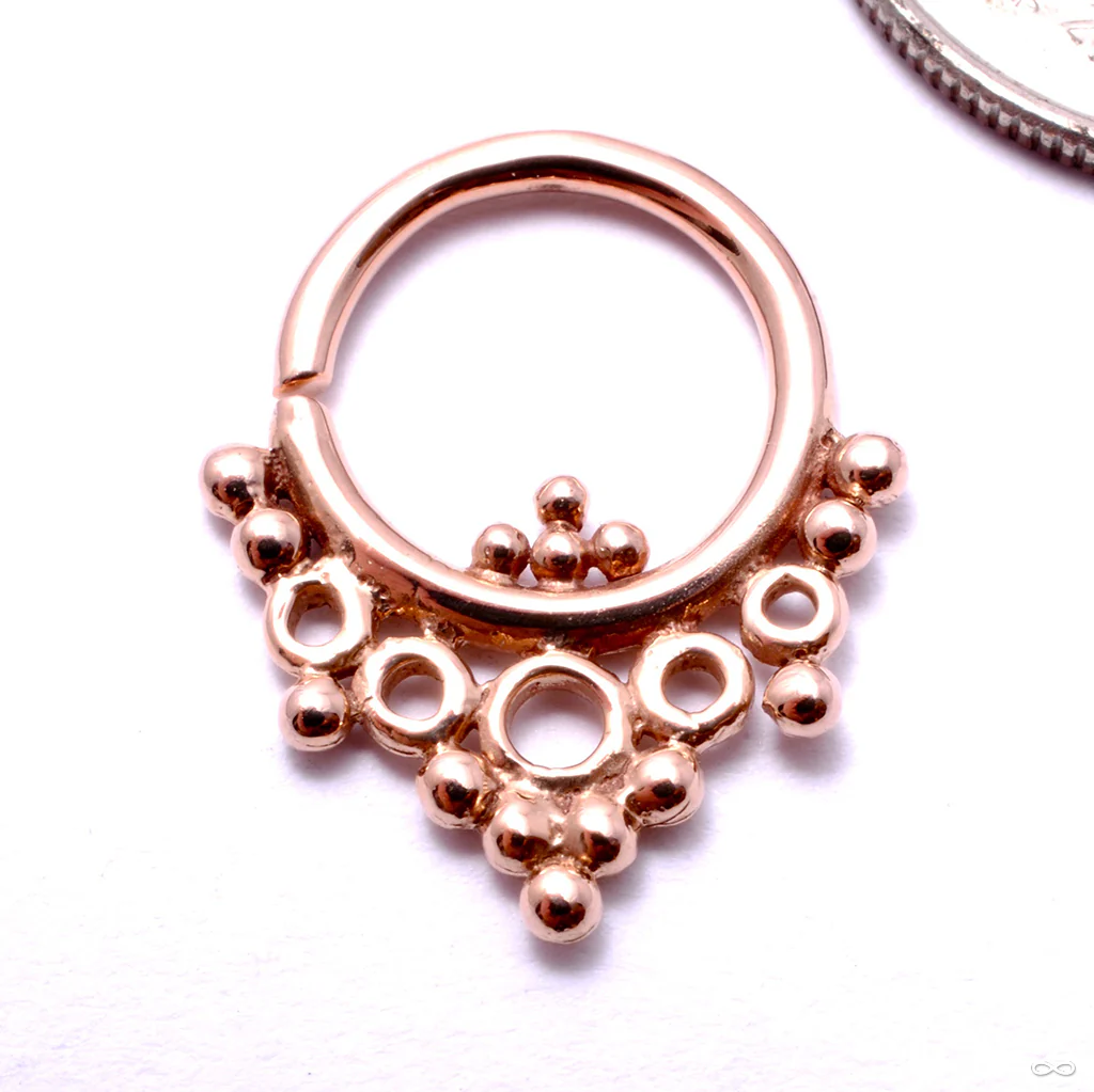 Goldendaze Seam Ring in Gold from Buddha Jewelry - Image 2
