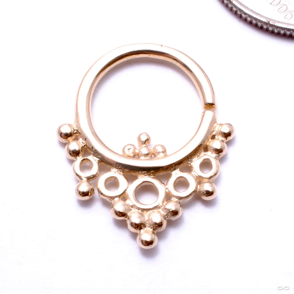 Goldendaze Seam Ring in Gold from Buddha Jewelry - Image 3