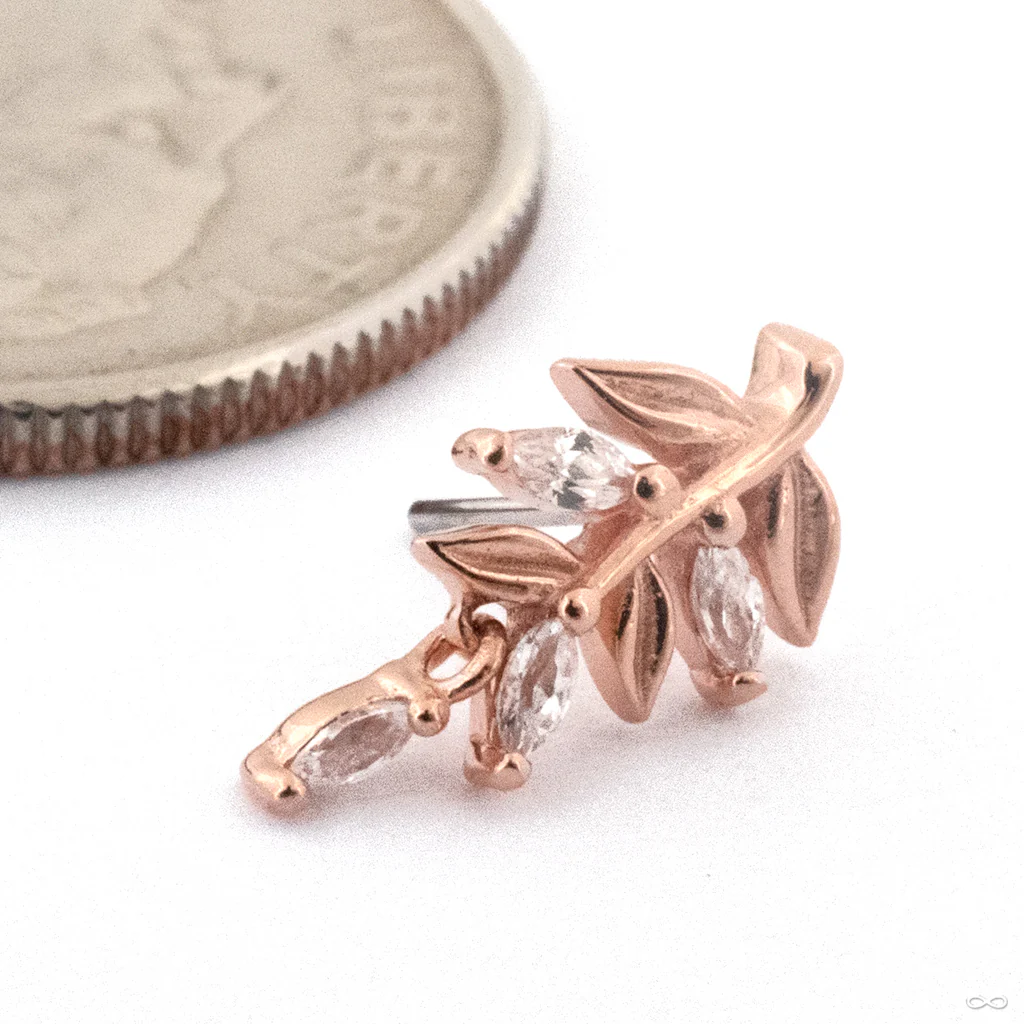 Growth Press-fit End in Gold from Buddha Jewelry - Image 2