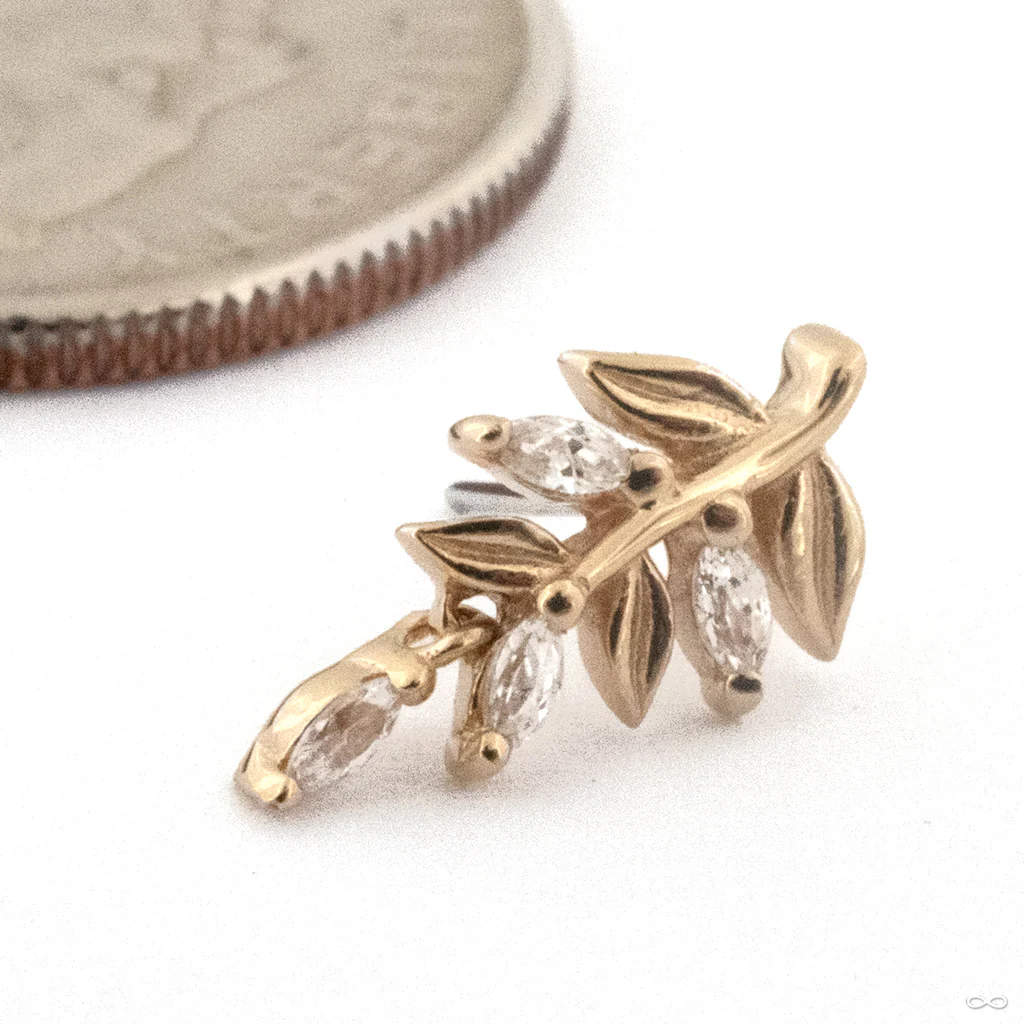 Growth Press-fit End in Gold from Buddha Jewelry - Image 4