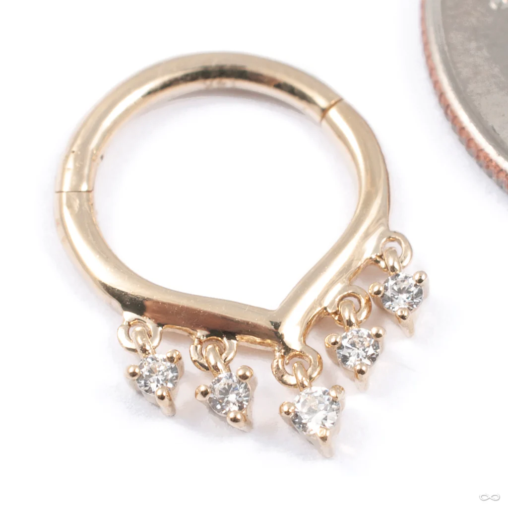 Guest List Clicker in Gold from Buddha Jewelry