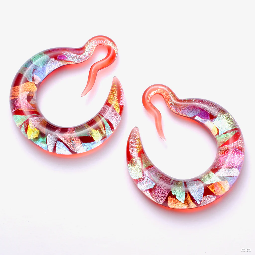 Hagakure Crescent Hoops from Gorilla Glass