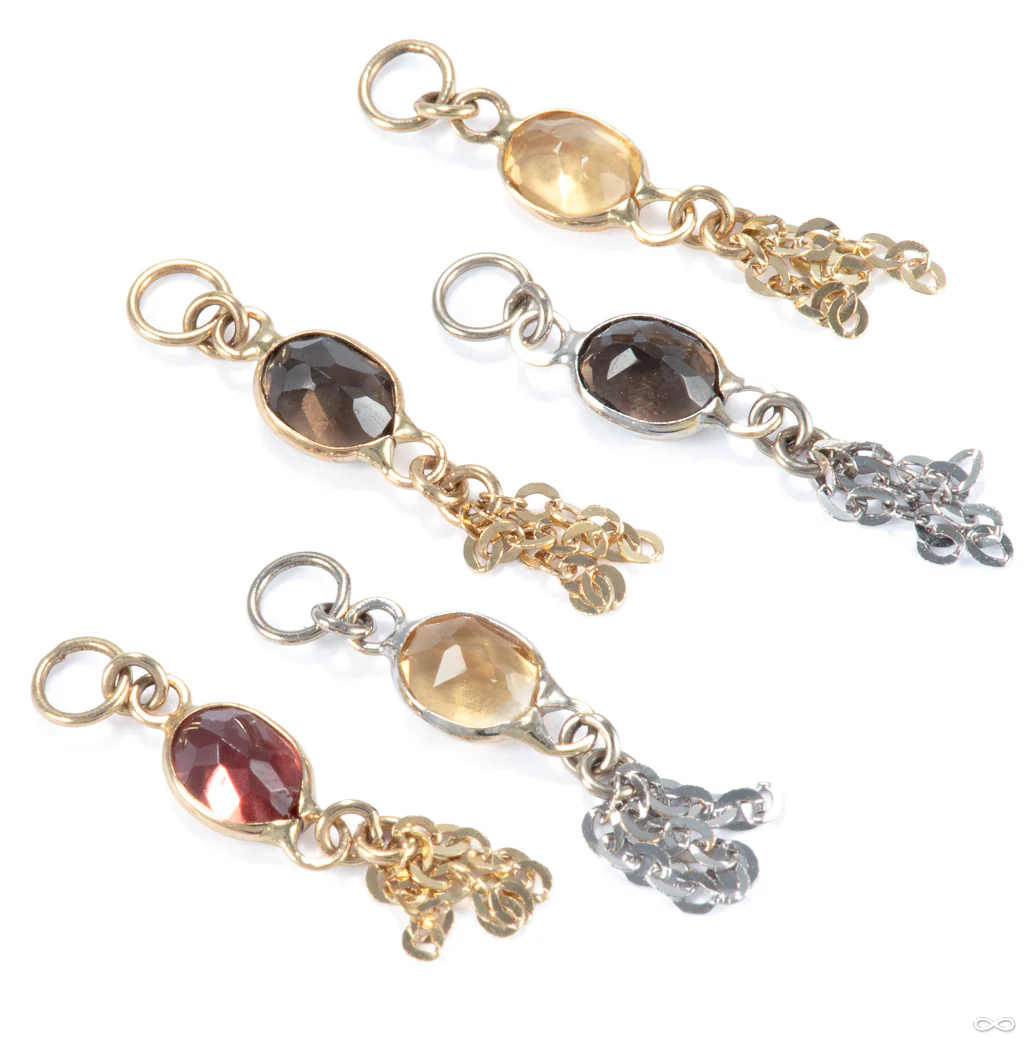 He and Me Charm in Gold from Hialeah