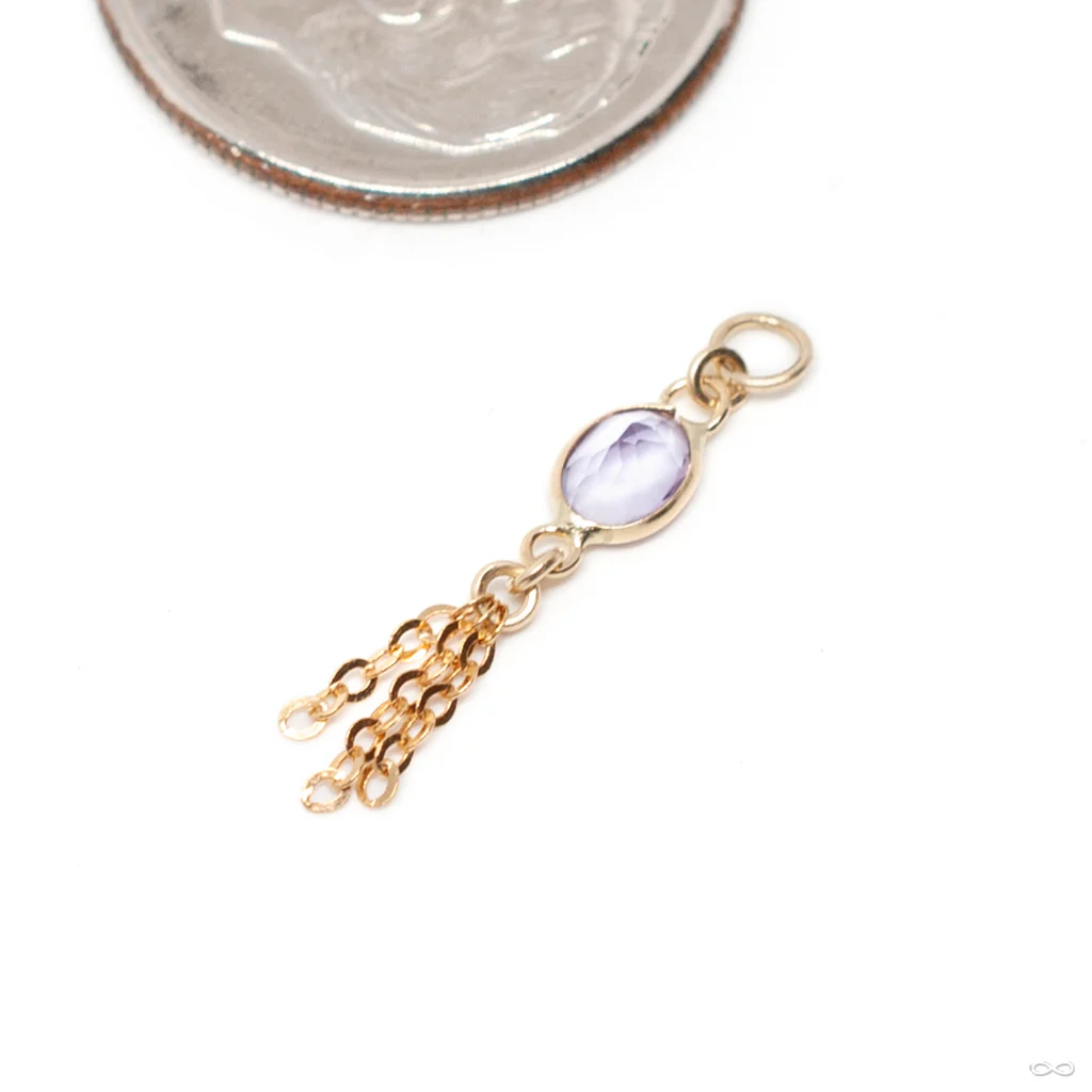 He and Me Charm in Gold from Hialeah - Image 6