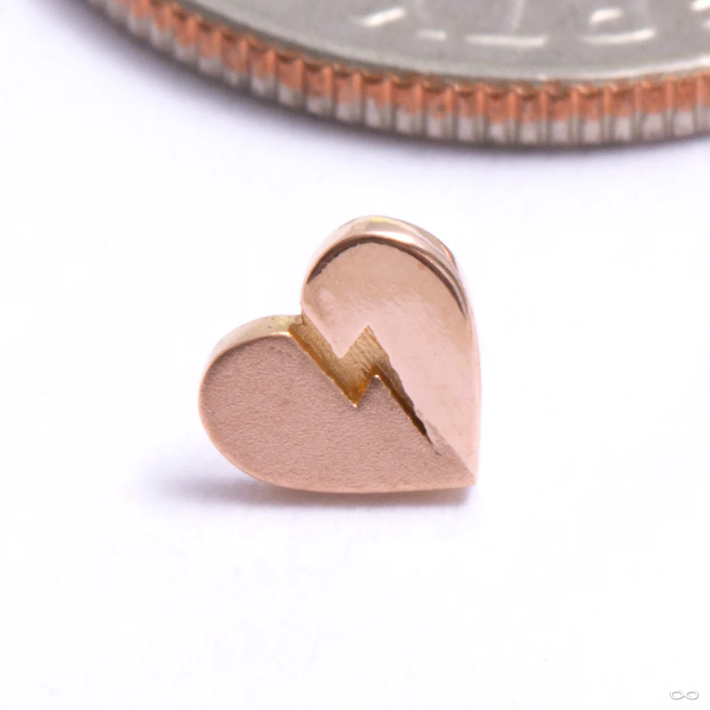 Heartbreak Press-fit End in Gold from Phoenix Revival Jewelry - Image 2