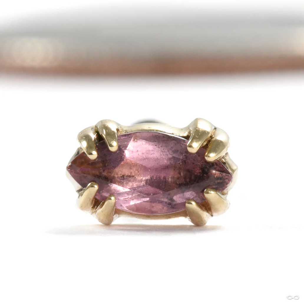 Held Press-fit End in Gold from Sacred Symbols