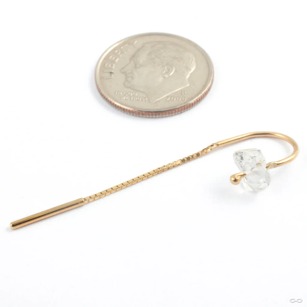 Herkimer Threader in Gold from Quetzalli - Image 2