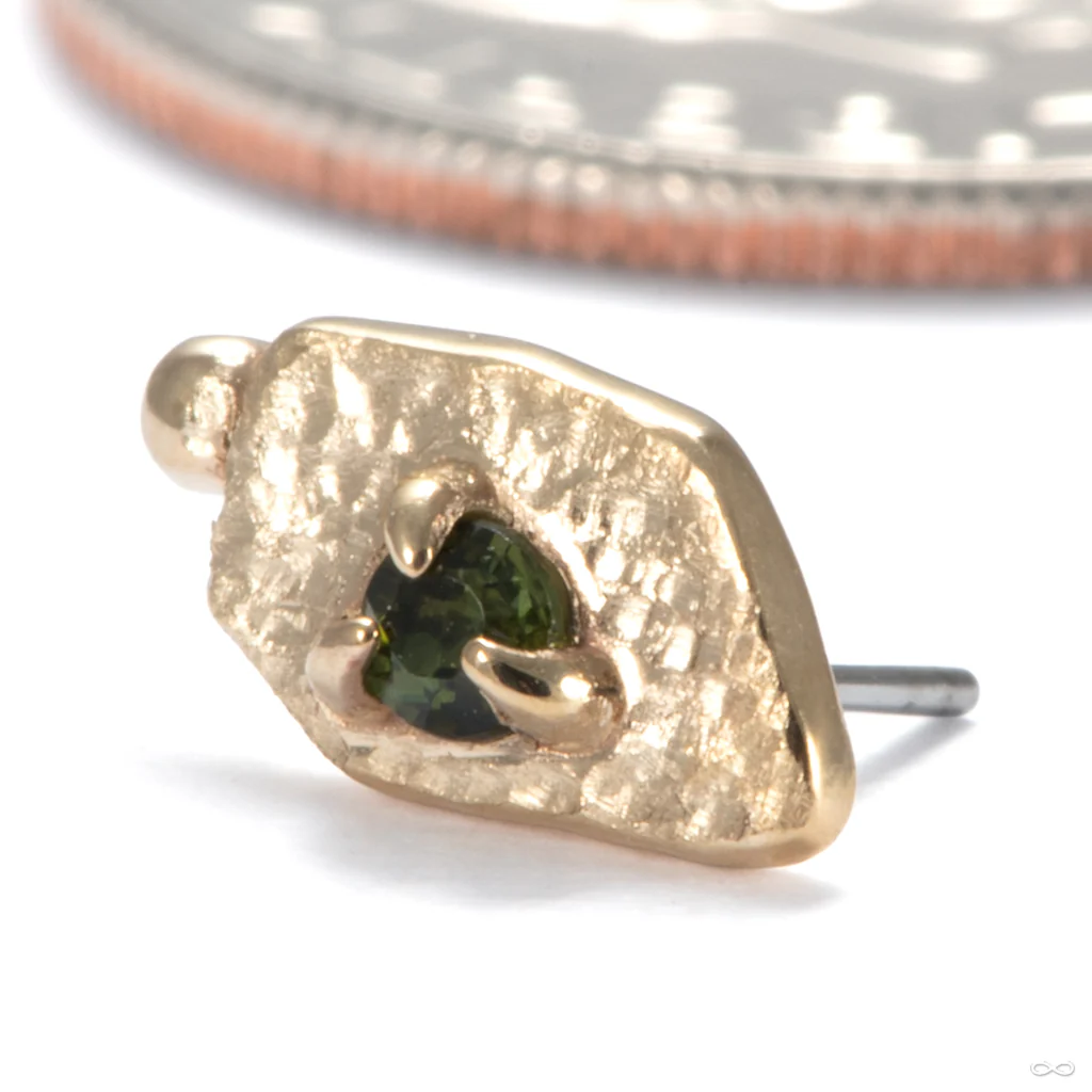 Hideaway Press-fit End in Gold from Sacred Symbols