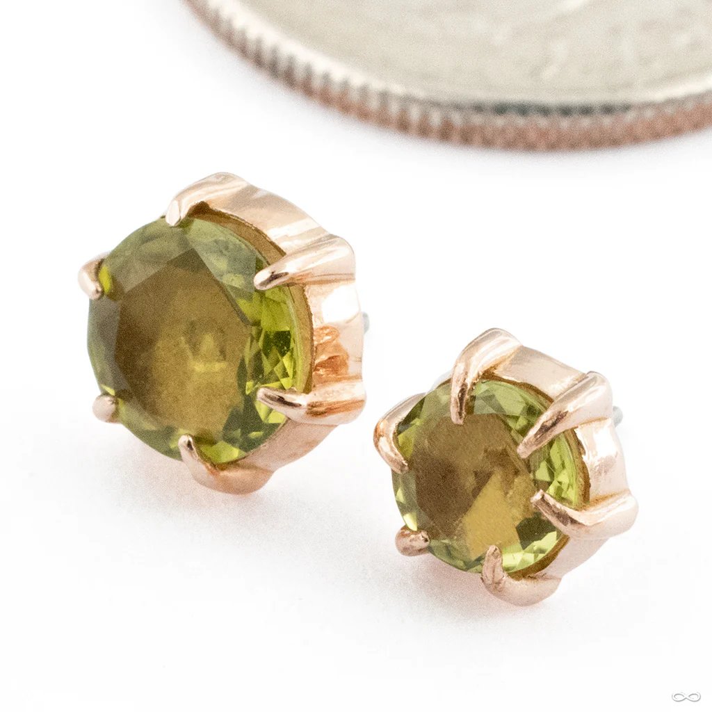 Illuminate Press-fit End in Gold from Maya Jewelry - Image 2