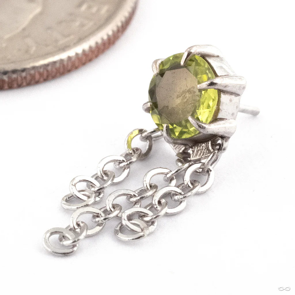 Illuminate with Chains Press-fit End in Gold from Maya Jewelry - Image 3