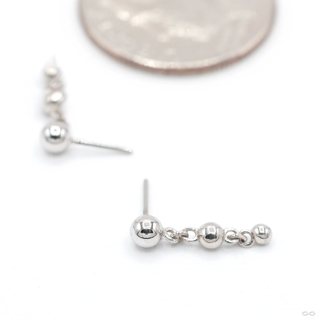 Inanna Press-fit End in Gold from Buddha Jewelry - Image 2