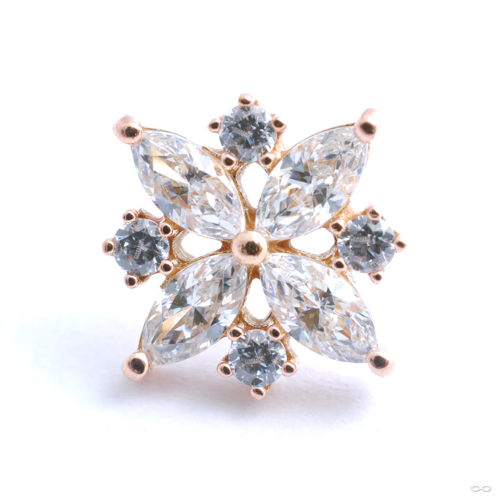 Jonquil Press-fit End in Gold from Buddha Jewelry