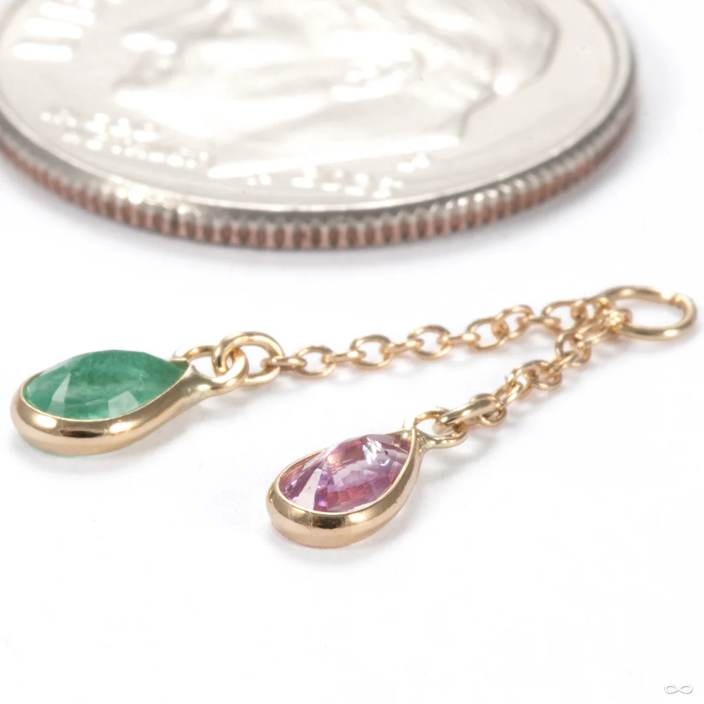 Junto Charm in Gold from Hialeah - Image 2