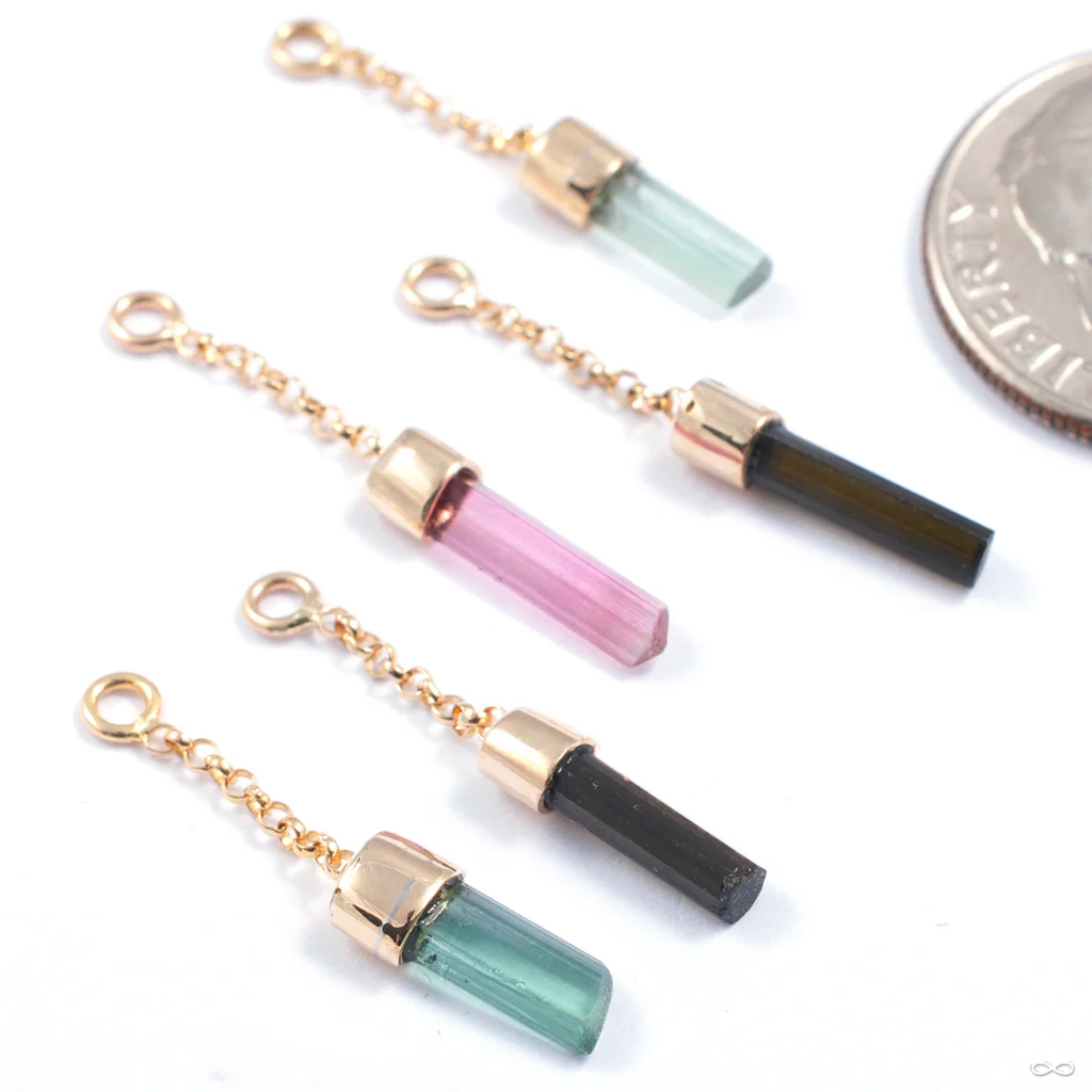 Kiss Me Charm in Gold from Quetzalli