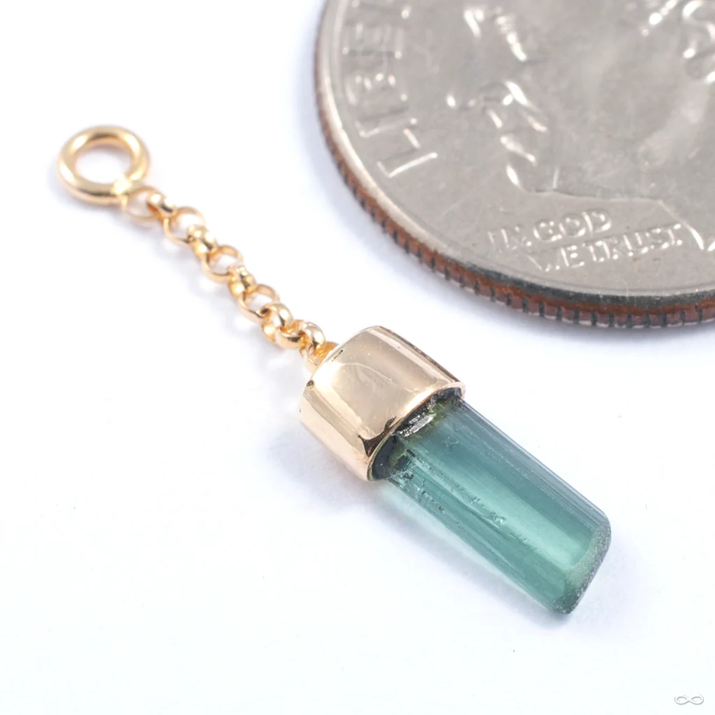 Kiss Me Charm in Gold from Quetzalli - Image 4