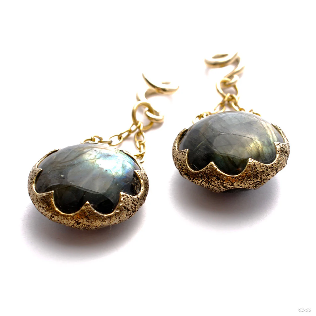 Labradorite Cushion Dangles from Diablo Organics - Image 2