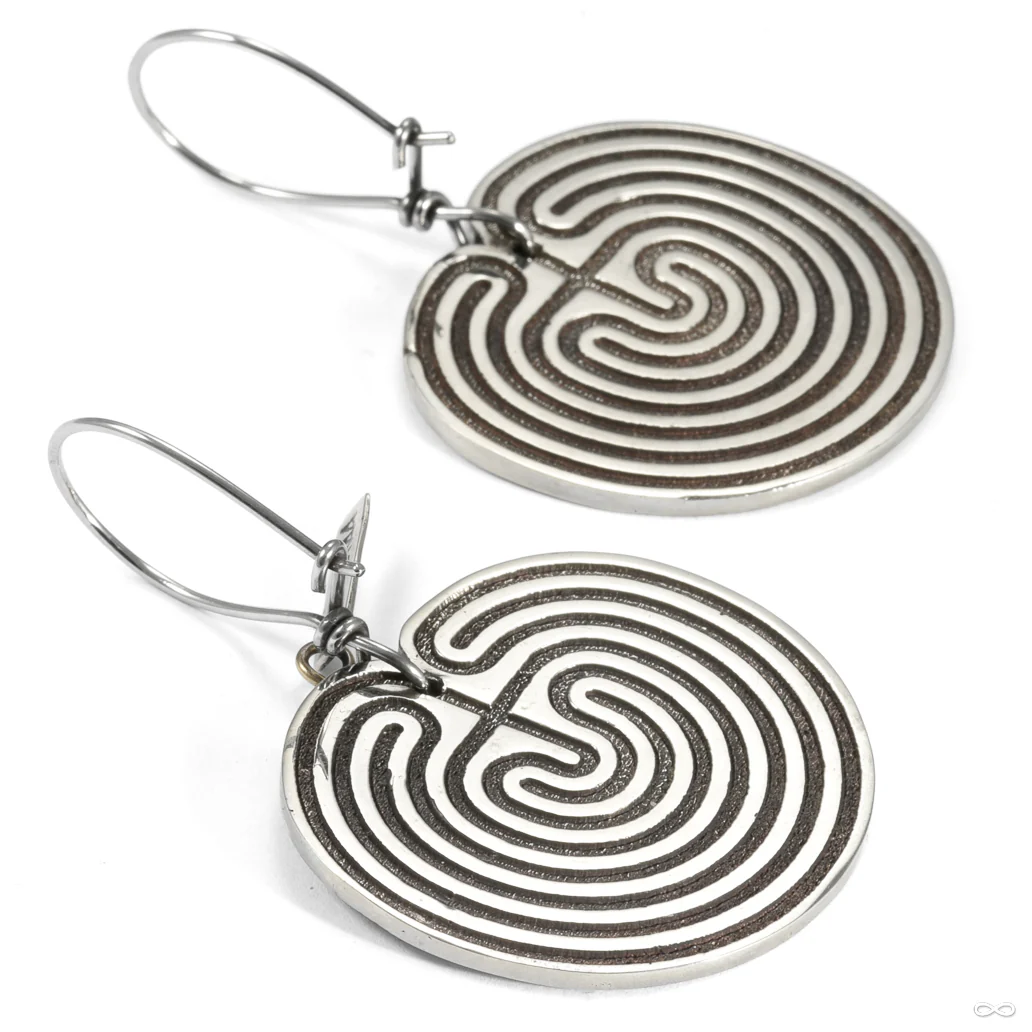 Labyrinth Earrings from Eleven44