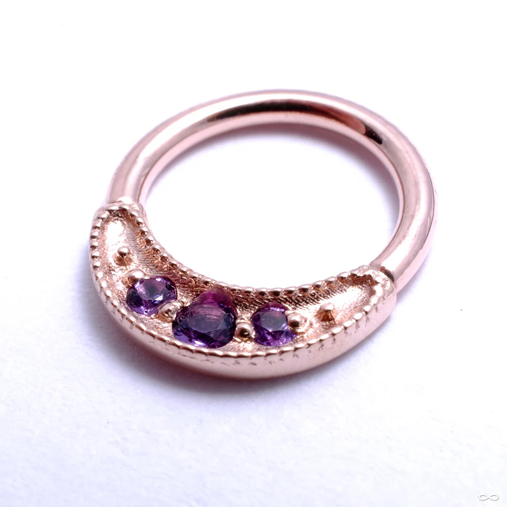 Lacey Seam Ring in Gold from BVLA - Image 2