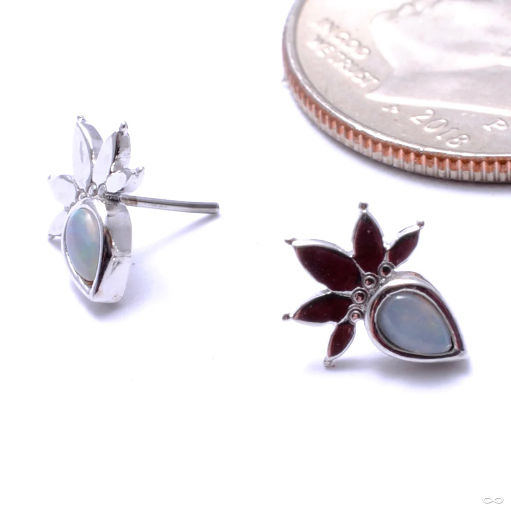 Lavish with Stone Press-fit End in Gold from Buddha Jewelry - Image 5