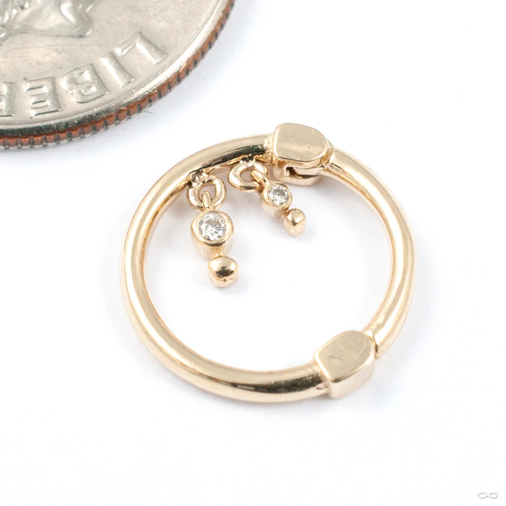 Liminality Dangle Clicker in Gold from Pupil Hall - Image 4