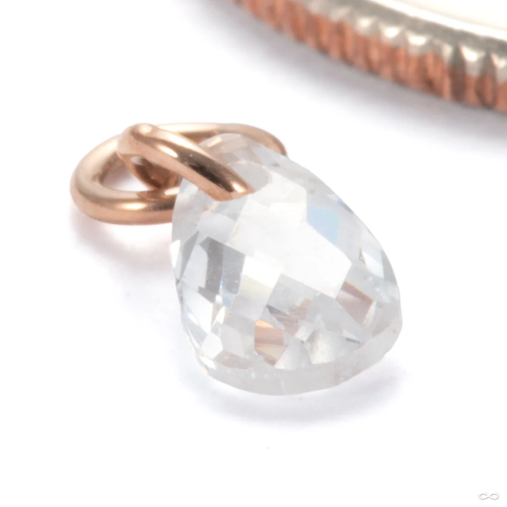 Linger Charm in Gold from Ember Body Jewelry - Image 2