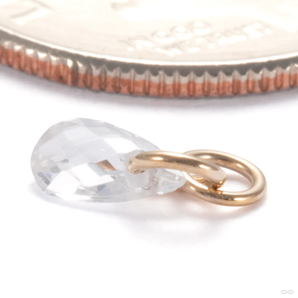 Linger Charm in Gold from Ember Body Jewelry - Image 3