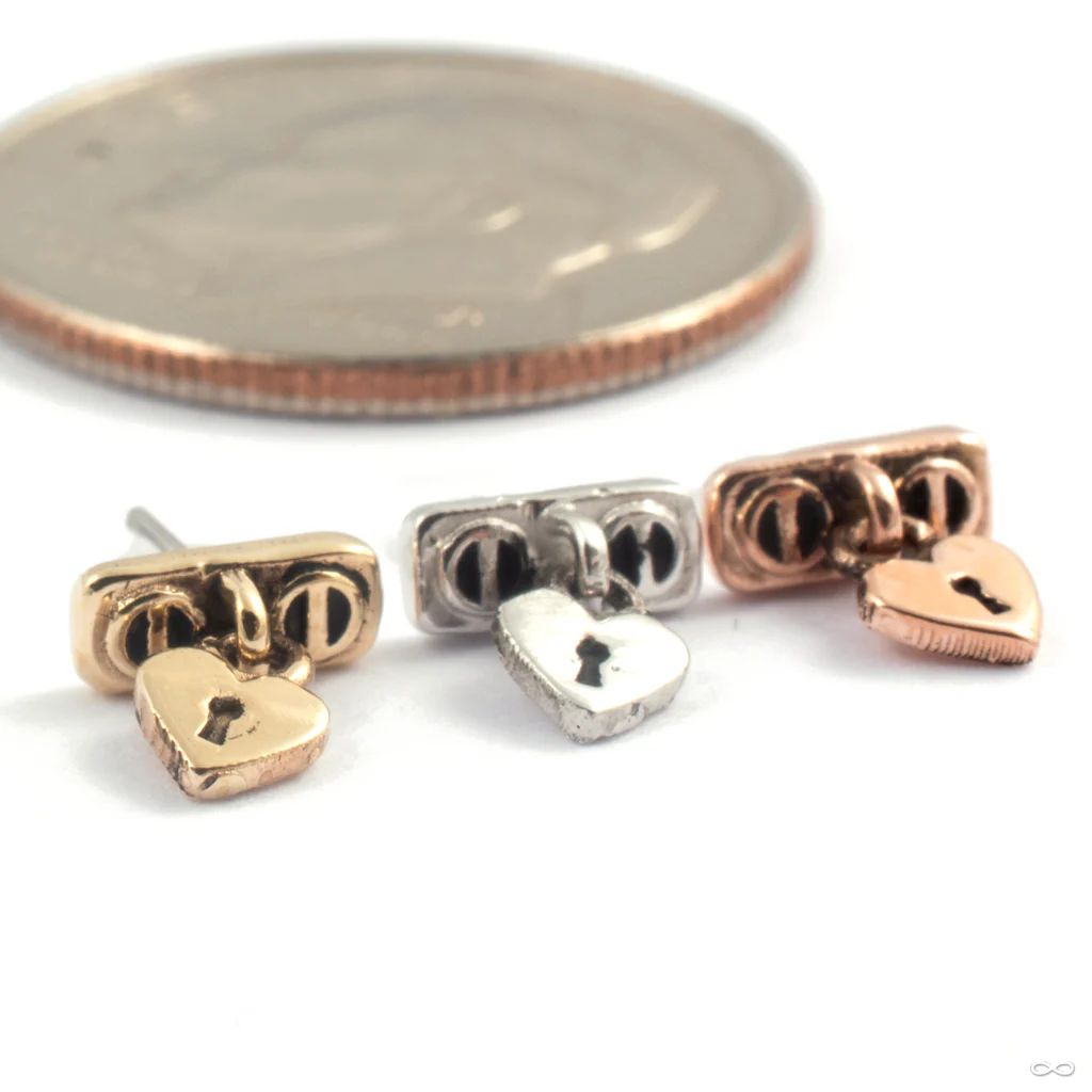 Little Pet Press-fit End in Gold from Maya Jewelry
