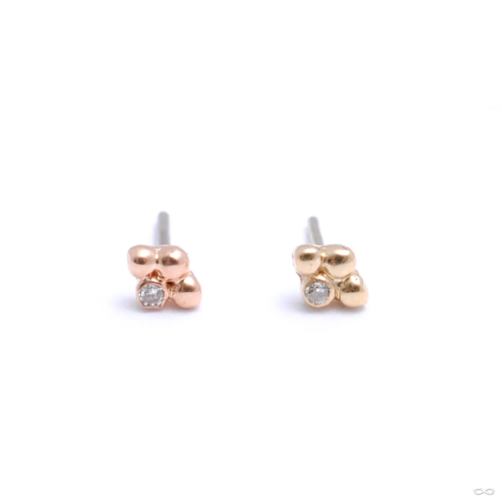 Little Secret 4 Bead Press-fit End in Gold from Pupil Hall