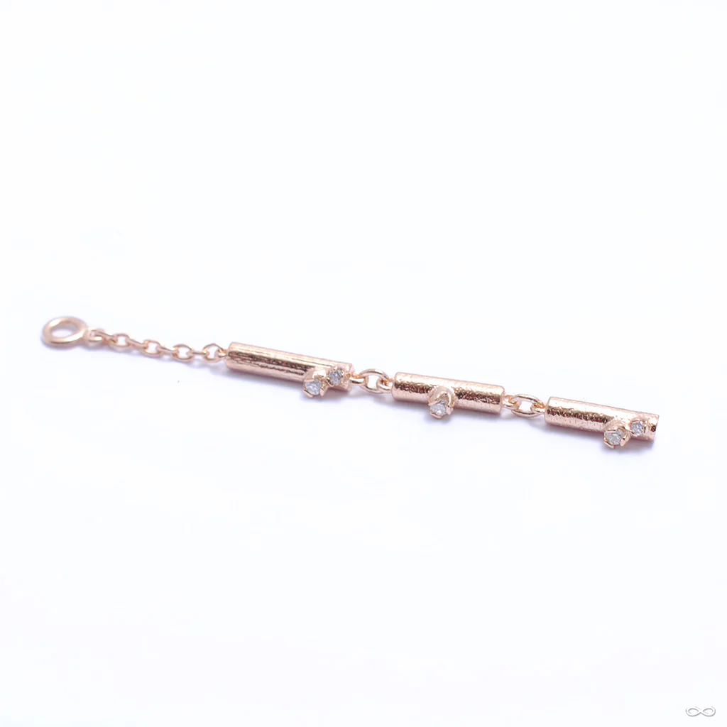 Long Beauty Marked Charm in Gold from Pupil Hall - Image 2