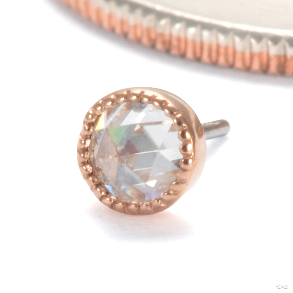 Marceline Press-fit End in Gold from Ember Body Jewelry - Image 2