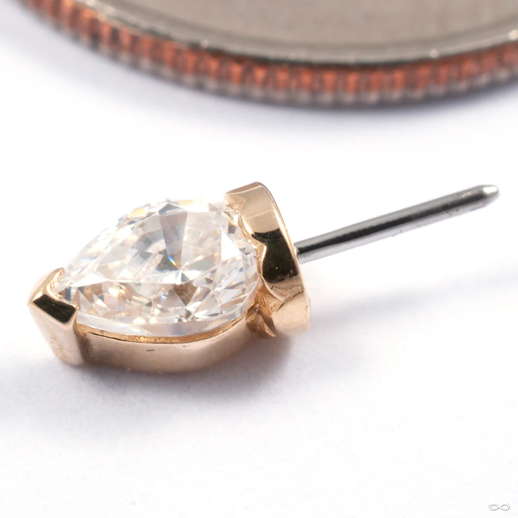 Marcy Press-fit Side-Set End in Gold from Junipurr Jewelry - Image 3